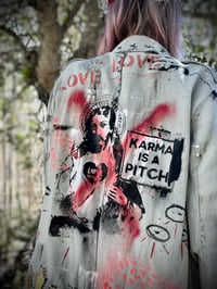 Image 5 of Karma ¥ unisex ¥ upCyclinG viLLaGe punK¥IbiZa ¥TrenChcoaT¥ festival