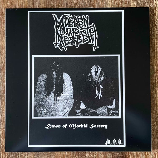 Image of MOENEN OF XEZBETH - Dawn of morbid sorcery demo 2017 LP test press