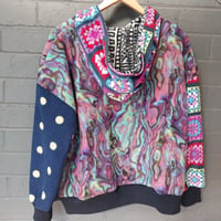 Image 2 of KylieJane Fleece hoodie -opal mixed