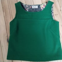 Image 3 of KylieJane Emma vest -fresh green wool