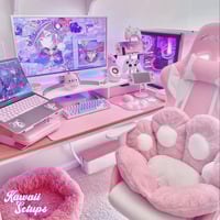 Pink Cat Paw Cushion