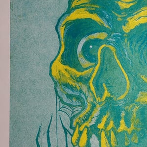 "Punk's Dead" Duotone Risograph Print