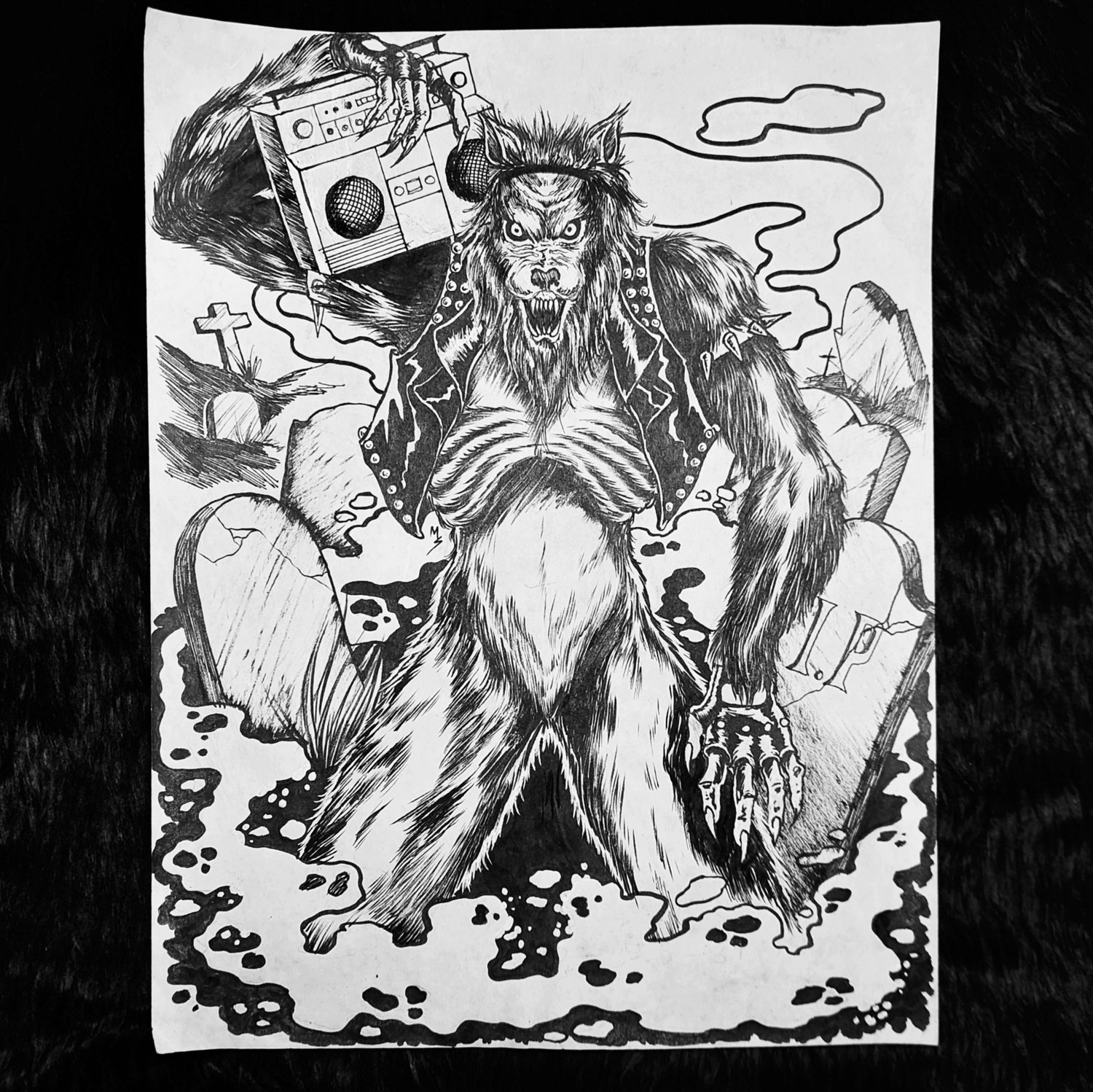 "Filth Hound" Ink Original