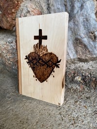 Image 1 of Most Sacred Heart of Jesus - Basswood piece 