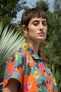 Image 1 of CAMICIA MESSICO ANEMONE PRUGNA €180 -50%