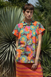 Image 2 of CAMICIA MESSICO ANEMONE PRUGNA €180 -50%