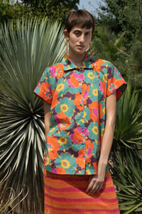 Image 2 of CAMICIA MESSICO ANEMONE PRUGNA €180 -30%