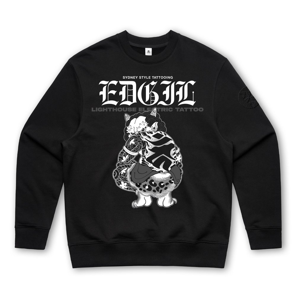 PARANOID BLACK CREWNECK (PRE ORDER)