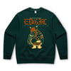 PARANOID PINE GREEN CREWNECK (PRE ORDER)