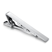 Engravable Tie Clip Bar Brooch Clasp Slim Collar Neck Tie Pin Engravable  -5 Pack