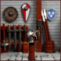 Image 2 of Barbute Helmet (With Magnets) - LoongBrick