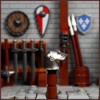 Image 3 of Barbute Helmet (With Magnets) - LoongBrick