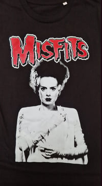 Image 2 of Misfits Bride of Frankenstein t-shirt SMALL