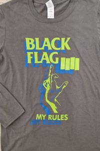 Image 2 of Black Flag My War double print long sleeve ONE OFF
