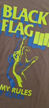 Image 3 of Black Flag My War double print long sleeve ONE OFF