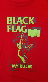 Image 2 of Black Flag Angel Dust/My Rules double print ONE OFF tee