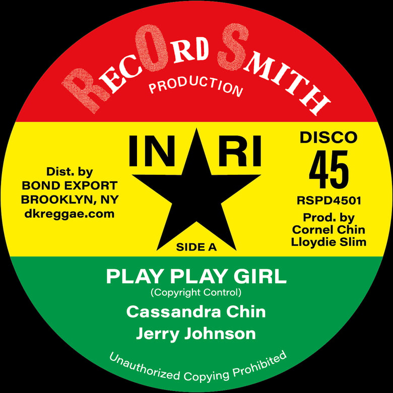 Image of Cassandra Chin / Jerry Johnson - Play Play Girl/Ten To One 12" (Record Smith)