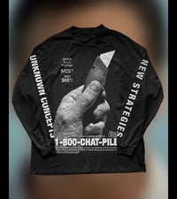 Image 2 of 1-800 Chat Pile Black Long Sleeve