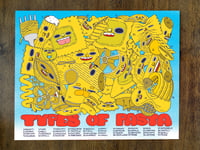 Image 2 of Types of Pasta illustration (Digital Print Superfine 120lb Smooth Cover)