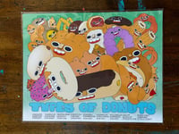 Image 2 of Types of Donuts Print