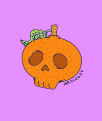 Image 3 of Fruit Skull Sticker Pack