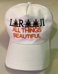 Image 1 of Online Ceramics Laraaji All Things Beautiful Hat - White