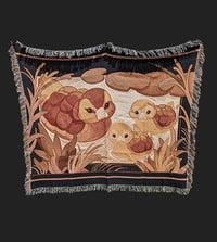 Image 1 of Duckies Woven Blankie