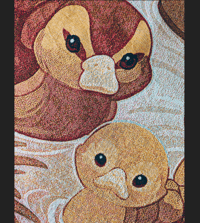 Image 2 of Duckies Woven Blankie