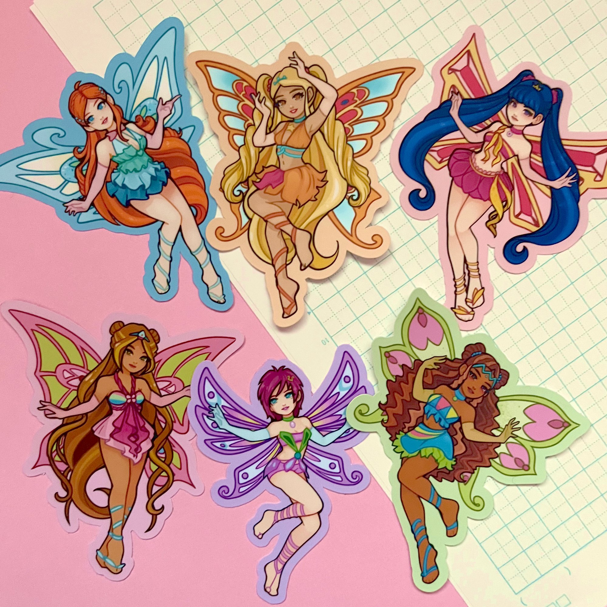Vinyl Stickers Enchanting Faeries Jeileen vinyl-stickers-enchanting-faeries-jeileen