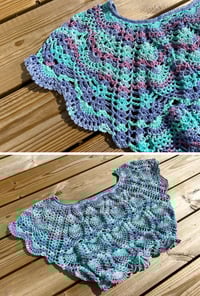 Image 3 of Pineapple Top in Blue, Purple and Pink, Size M/L