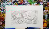 SIGNED ORIGINAL PENCIL ART NARUTO 