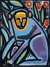 Image 1 of Blue Monkey by America Martin