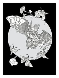 Image 3 of Holographic Bat Print 8.5” x 11”