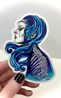 Image 2 of Glow-In-The-Dark, Anatomy Girl Sticker