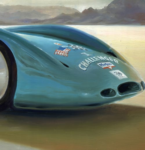 Image of Mickey Thompson's Challenger I Painting (24"x32")  Signed & Numbered Giclee' 