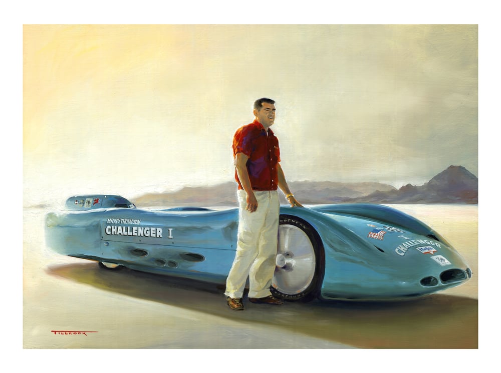Image of Mickey Thompson's Challenger I Painting Prints (24"x32") Signed & Numbered Giclee'