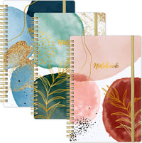 A5 Soft Cover Notebooks with Golden Strap