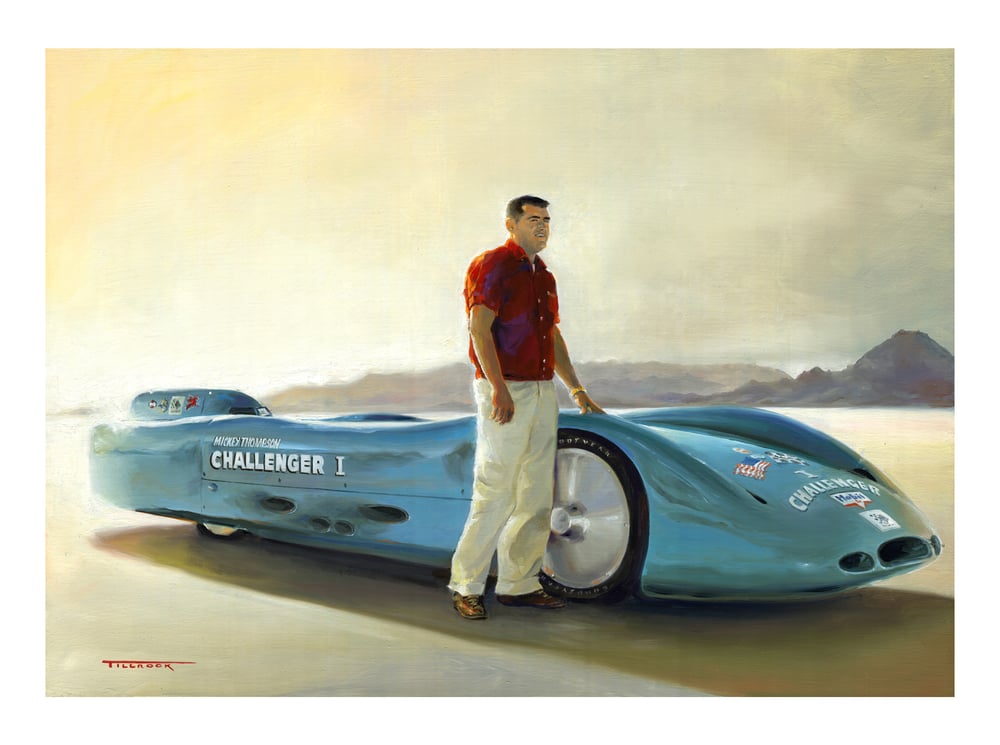 Image of Mickey Thompson's  "Challenger I" 13"x19" Print