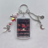 pretty kiki photo keychain