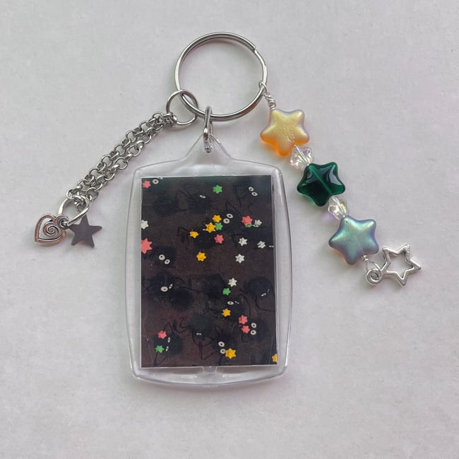 soot spirits 'spirited away' photo keychain