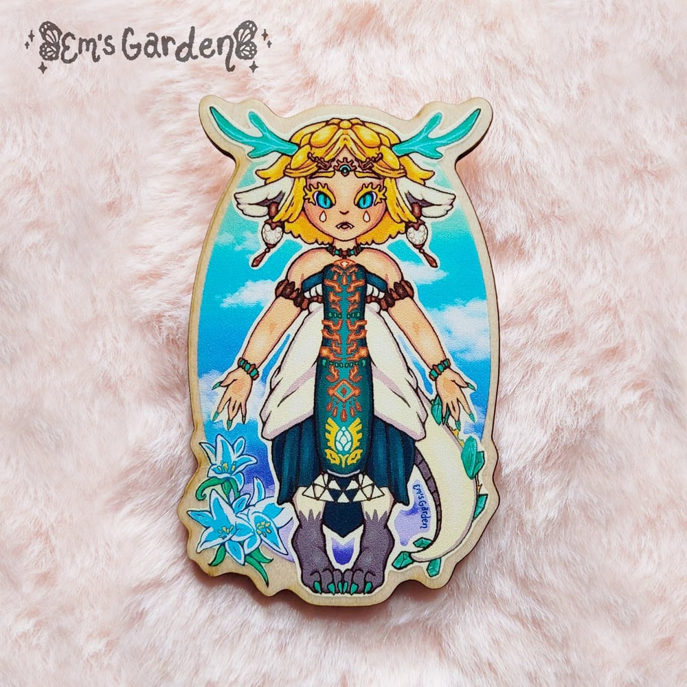 Image of 20% OFF - Zelda Dragon Princess XL Wood Pin