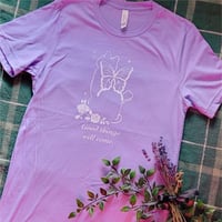 Image 1 of Good Things Will Come Fairy Cat T-Shirt