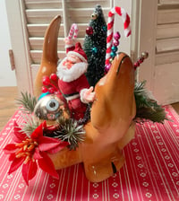 Image 2 of Santa Surfing The Dachshund Christmas Decoration