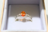 Image 5 of Mexican Fire Opal Vintage Style Ring | Size 7 Ring