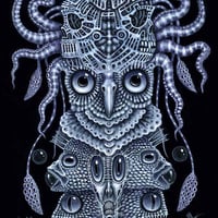 Image 3 of SPINAL TOTEM TATTOO ~ 12 x 24" SPECIAL Signed Edition