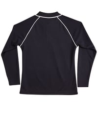 Image 2 of Women's Navy Blue Long Sleeve Polo (Price before tax)