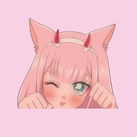 Image 2 of Neko Peeker Sticker Anime Vinyl Decal For Setup