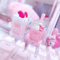 Image 4 of Bunny Boba Dessert Keycaps