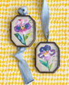 Reserved Listing for JC - Purple Pansy No. 1 Locket