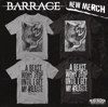 Barrage Beast T-Shirt | Black or White
